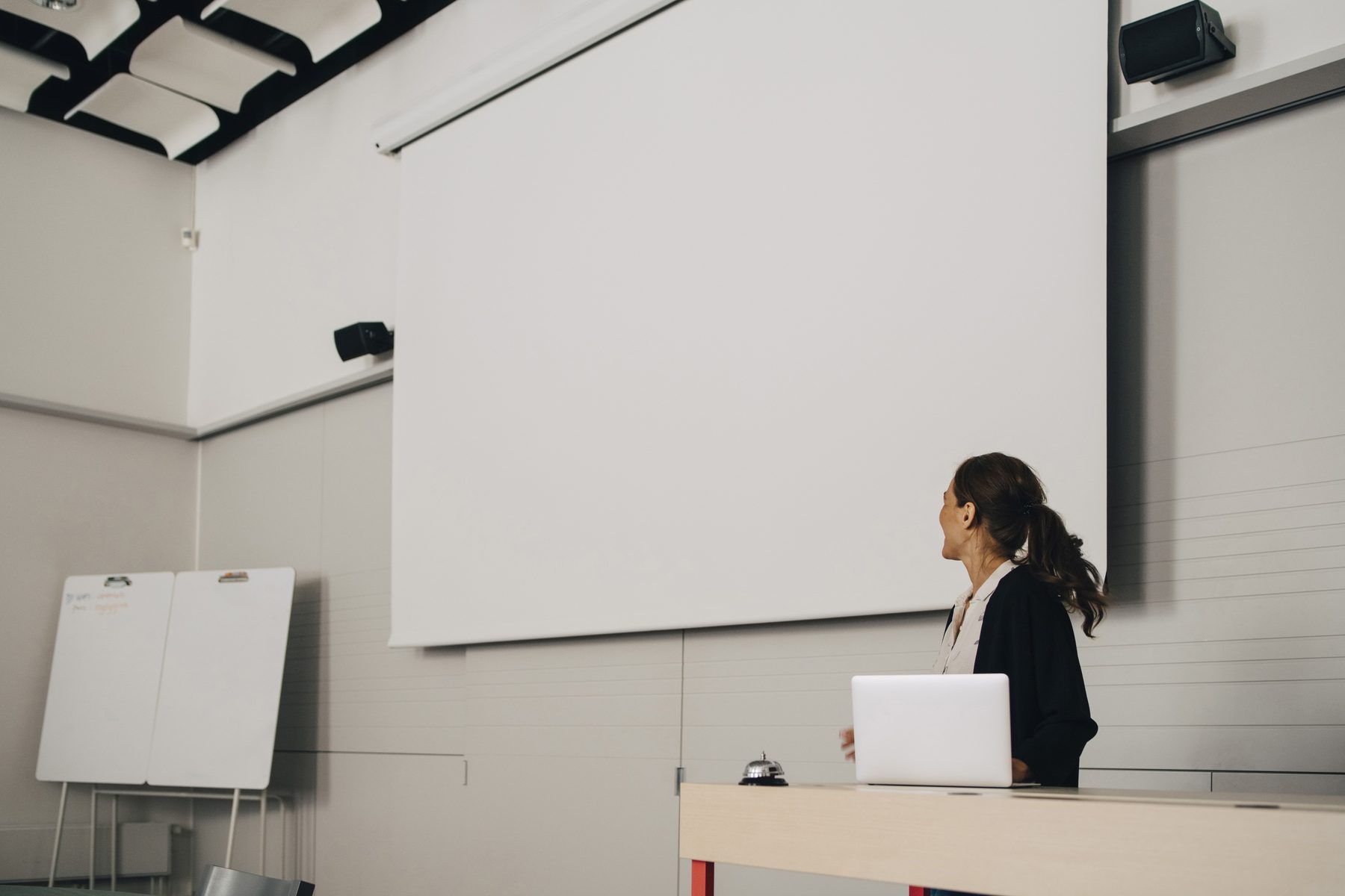 A community meeting presentation